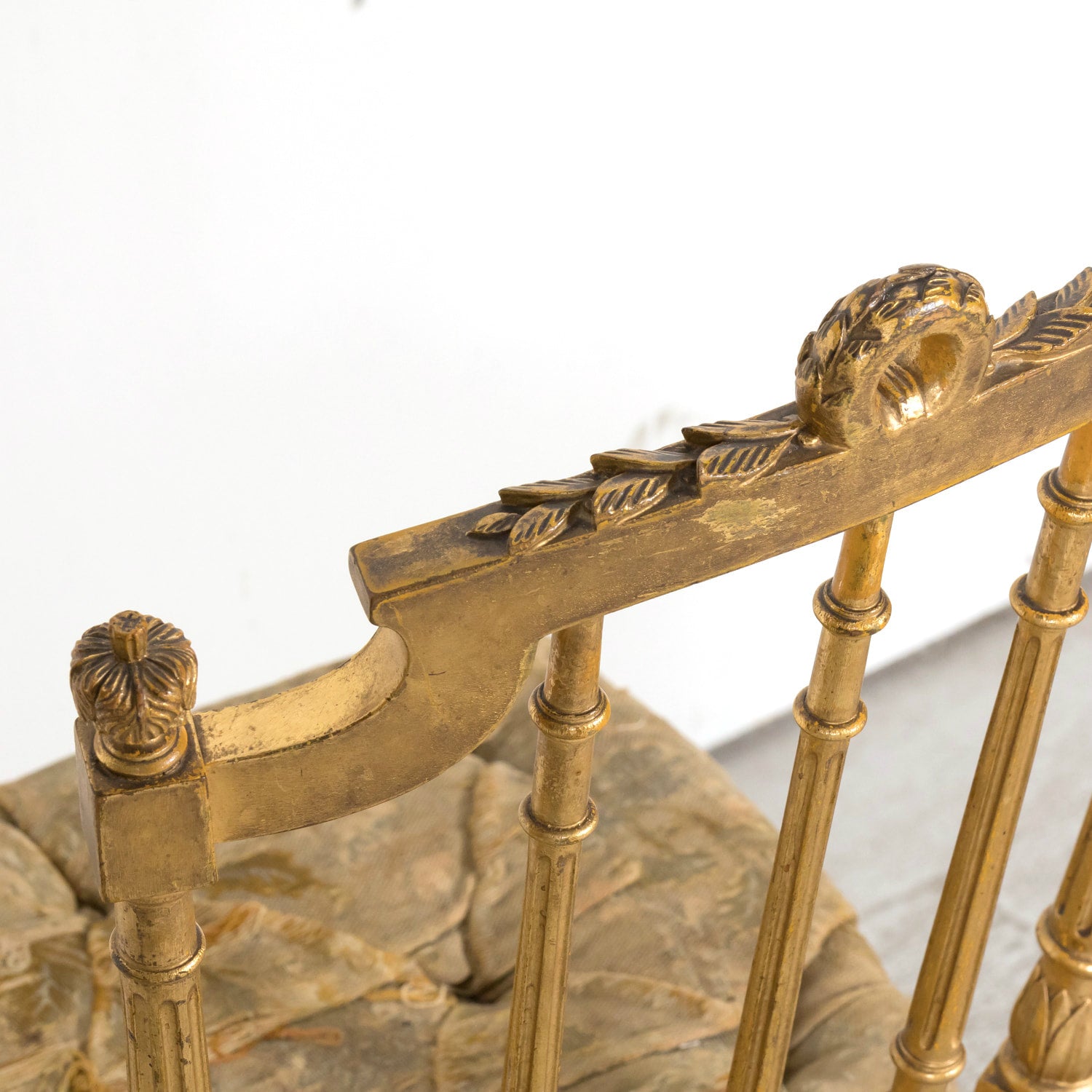 19th Century French Louis XVI Style Neoclassical Gilded Opera Chairs, 4 Available