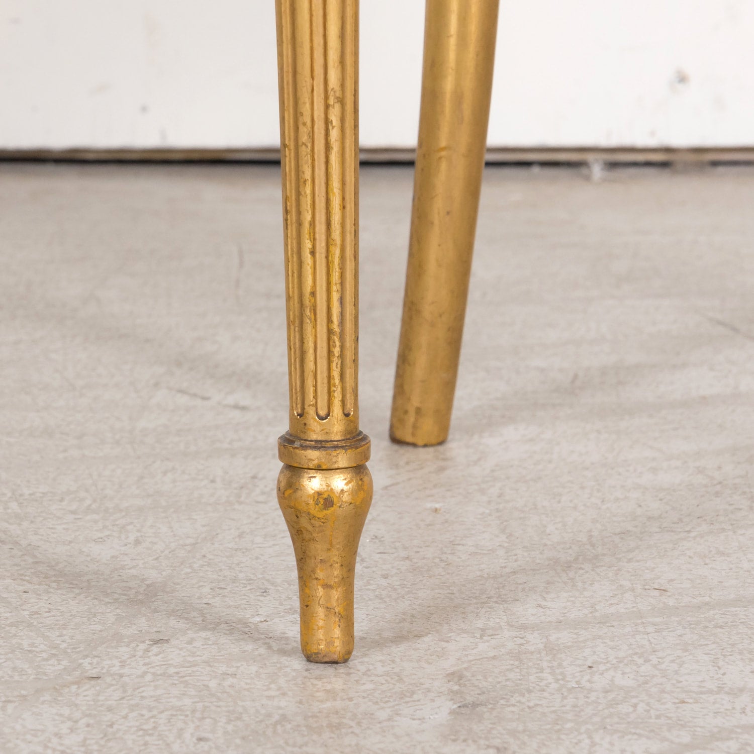 19th Century French Louis XVI Style Neoclassical Gilded Opera Chairs, 4 Available