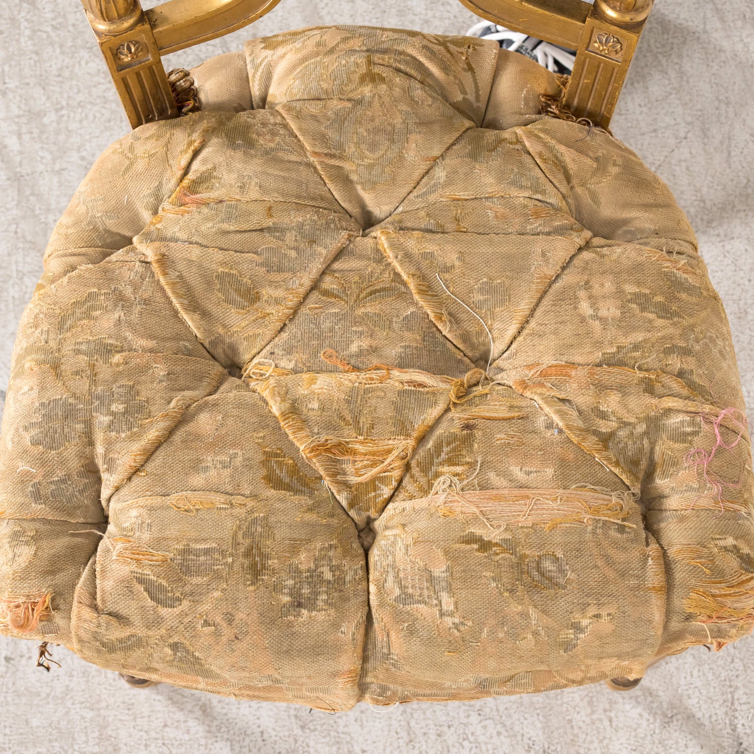 19th Century French Louis XVI Style Neoclassical Gilded Opera Chairs, 4 Available