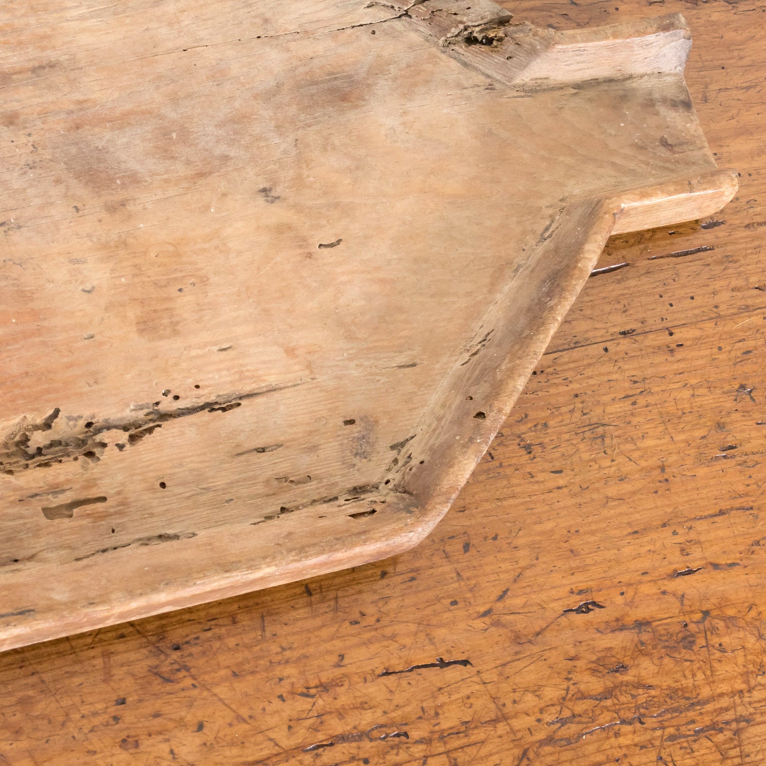 Large 19th Century Antique French Cheese Board or Cutting Board