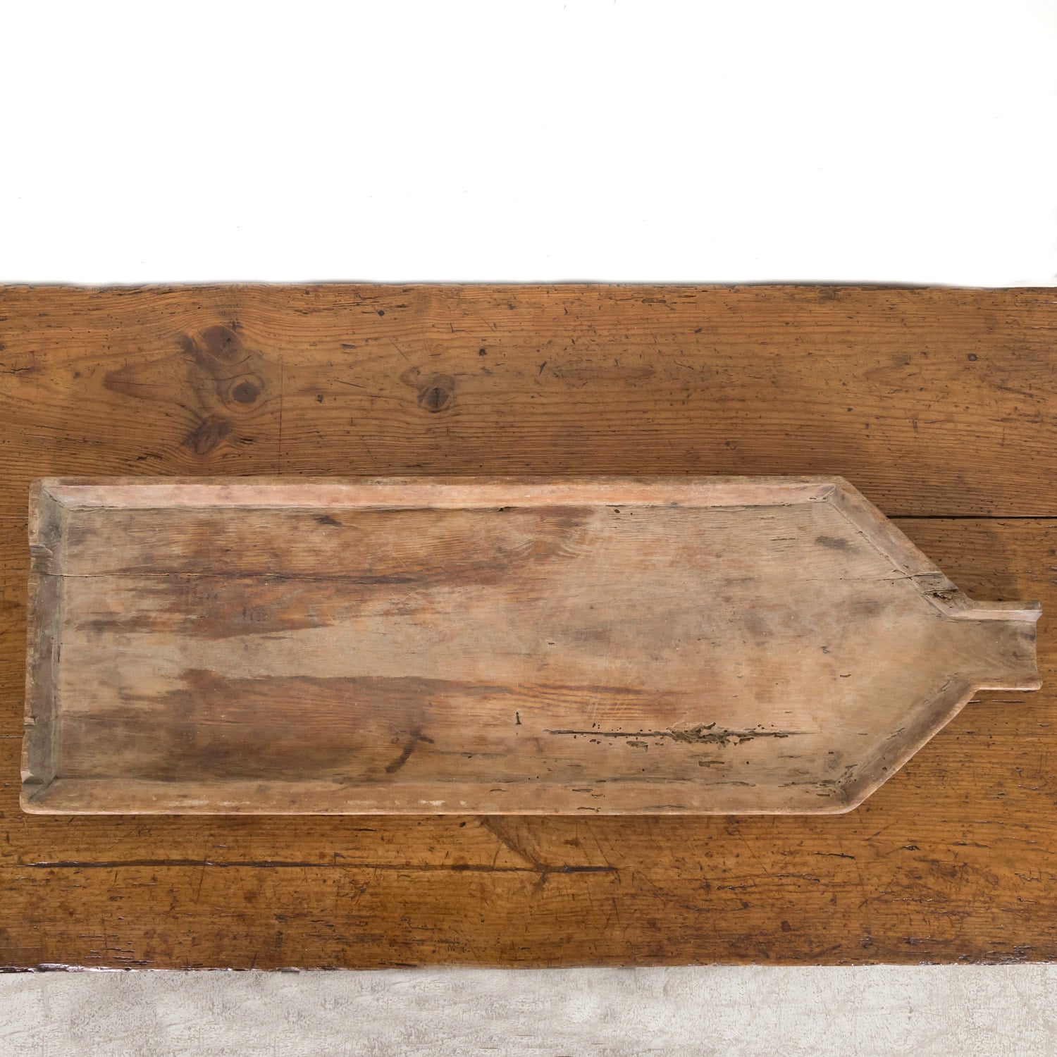 Large 19th Century Antique French Cheese Board or Cutting Board