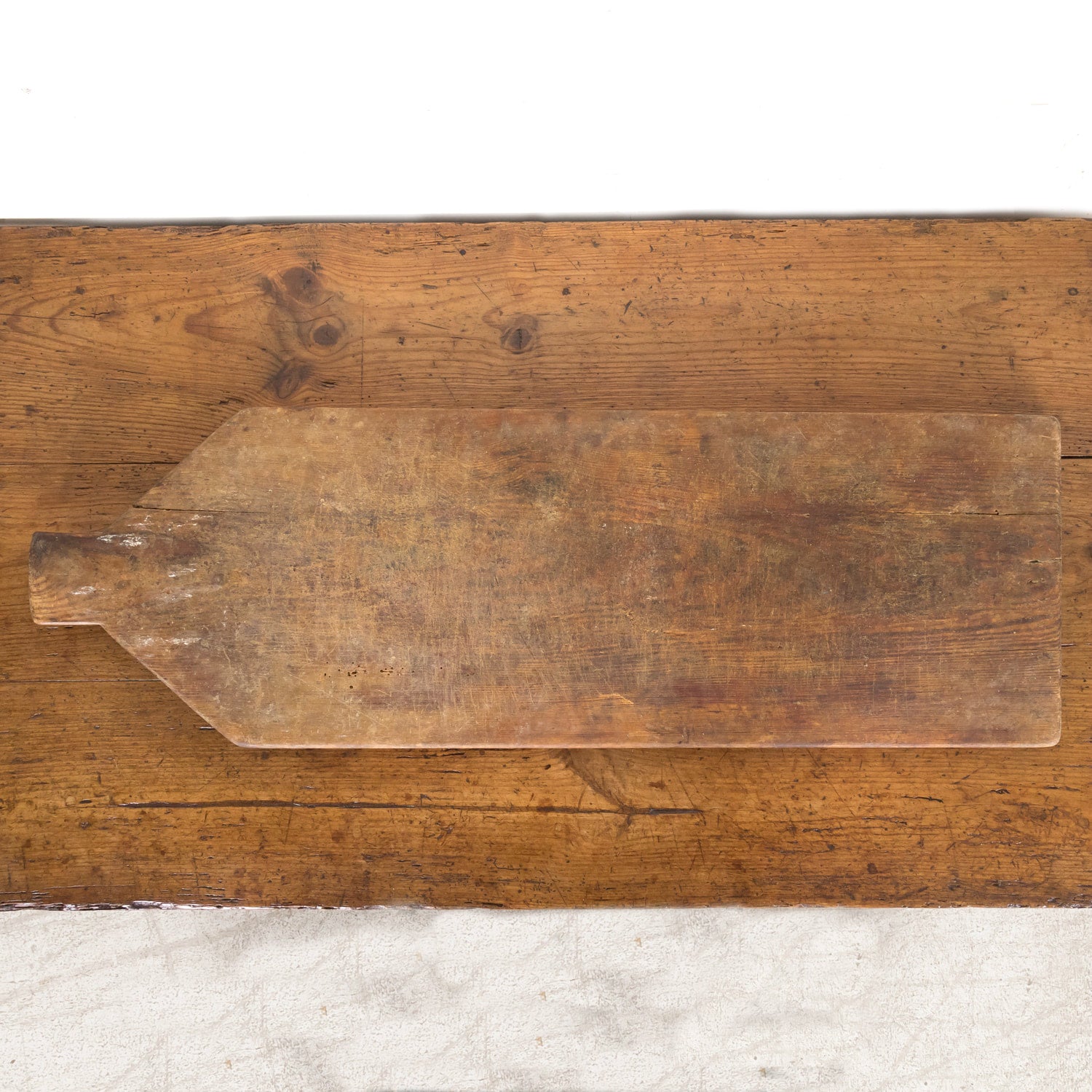 Large 19th Century Antique French Cheese Board or Cutting Board