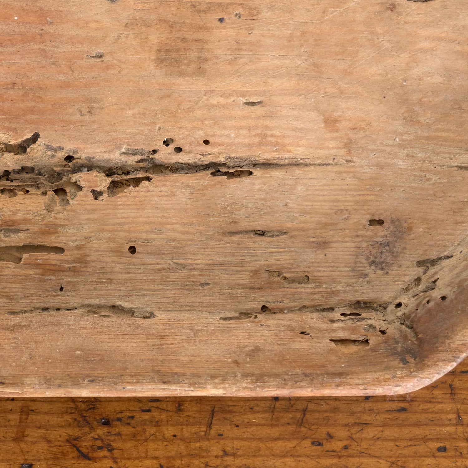 Large 19th Century Antique French Cheese Board or Cutting Board