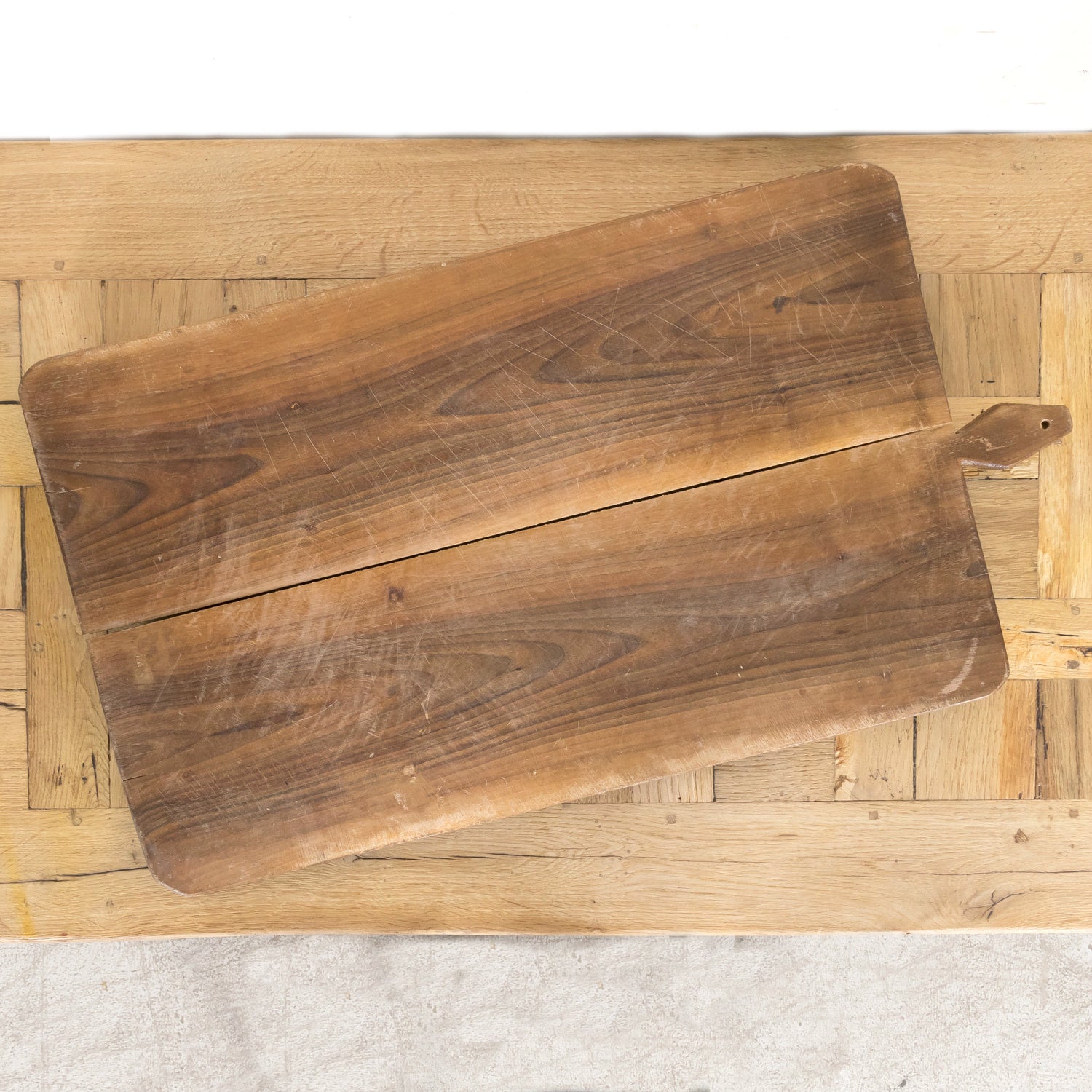 Very Large Antique 19th Century French Country Cutting Board or Chopping Board