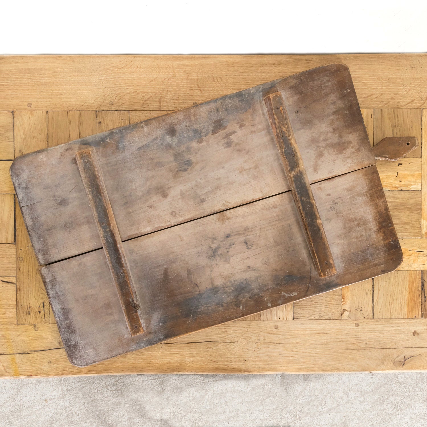 Very Large Antique 19th Century French Country Cutting Board or Chopping Board