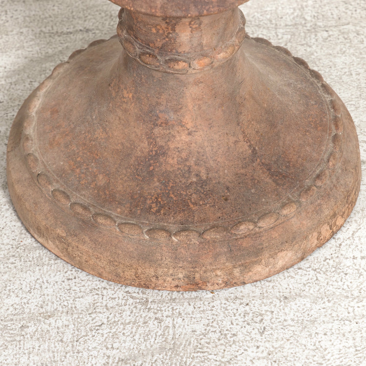 Pair of Italian Tuscany Terracotta Braziers or Garden Urns with Lids on Pedestal Bases