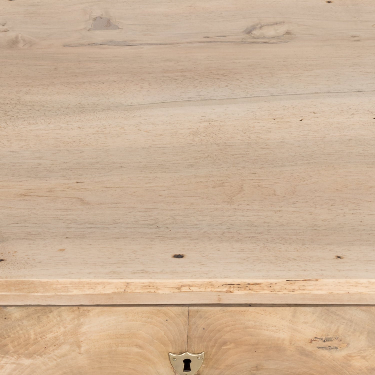 Mid-18th Century French Louis XVI Period Bleached Walnut Lyonnaise Commode with Bookmatched Front