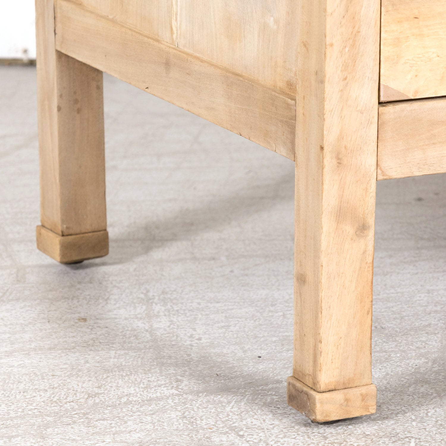 Mid-18th Century French Louis XVI Period Bleached Walnut Lyonnaise Commode with Bookmatched Front