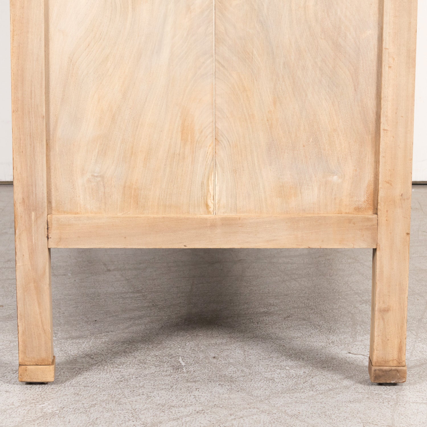 Mid-18th Century French Louis XVI Period Bleached Walnut Lyonnaise Commode with Bookmatched Front