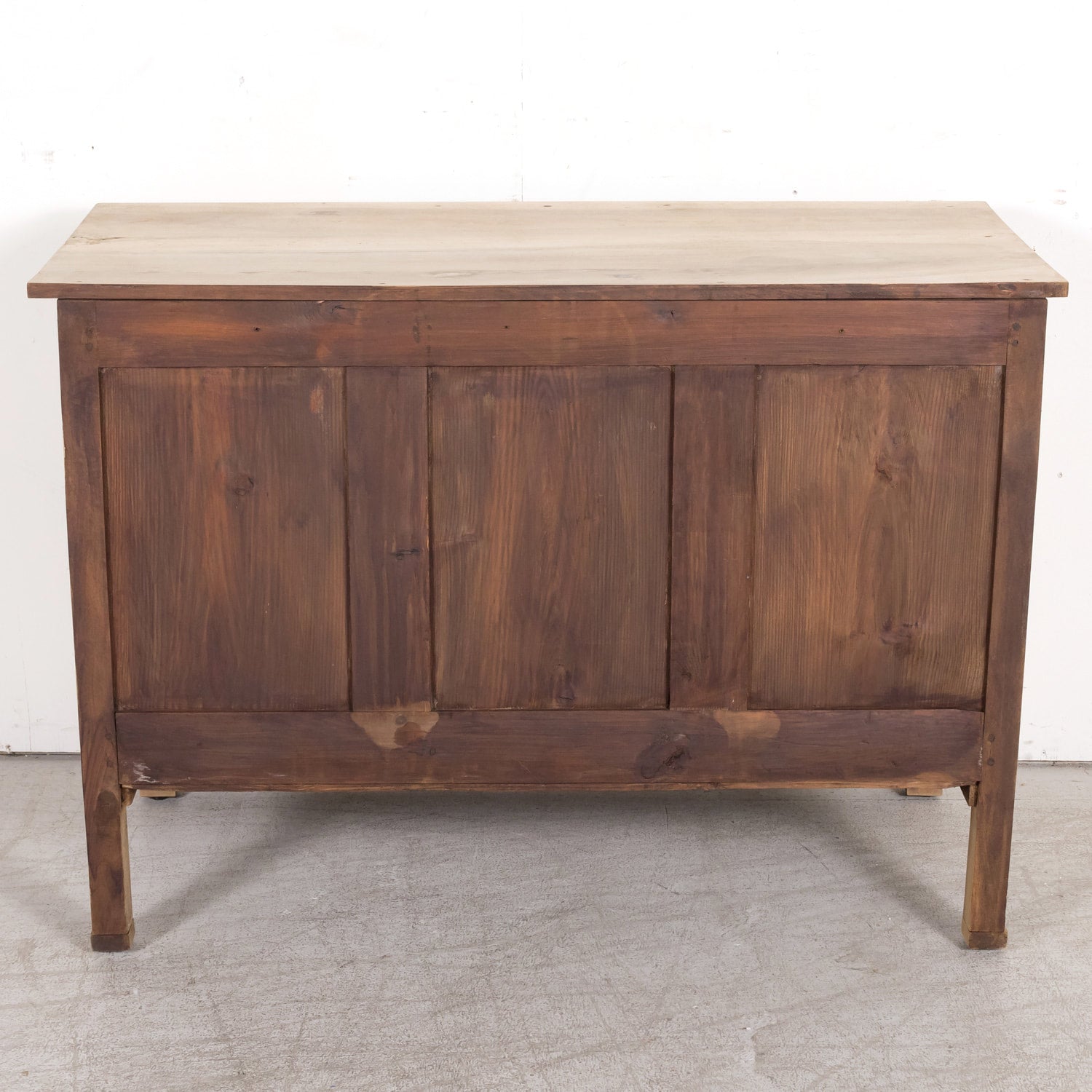 Mid-18th Century French Louis XVI Period Bleached Walnut Lyonnaise Commode with Bookmatched Front