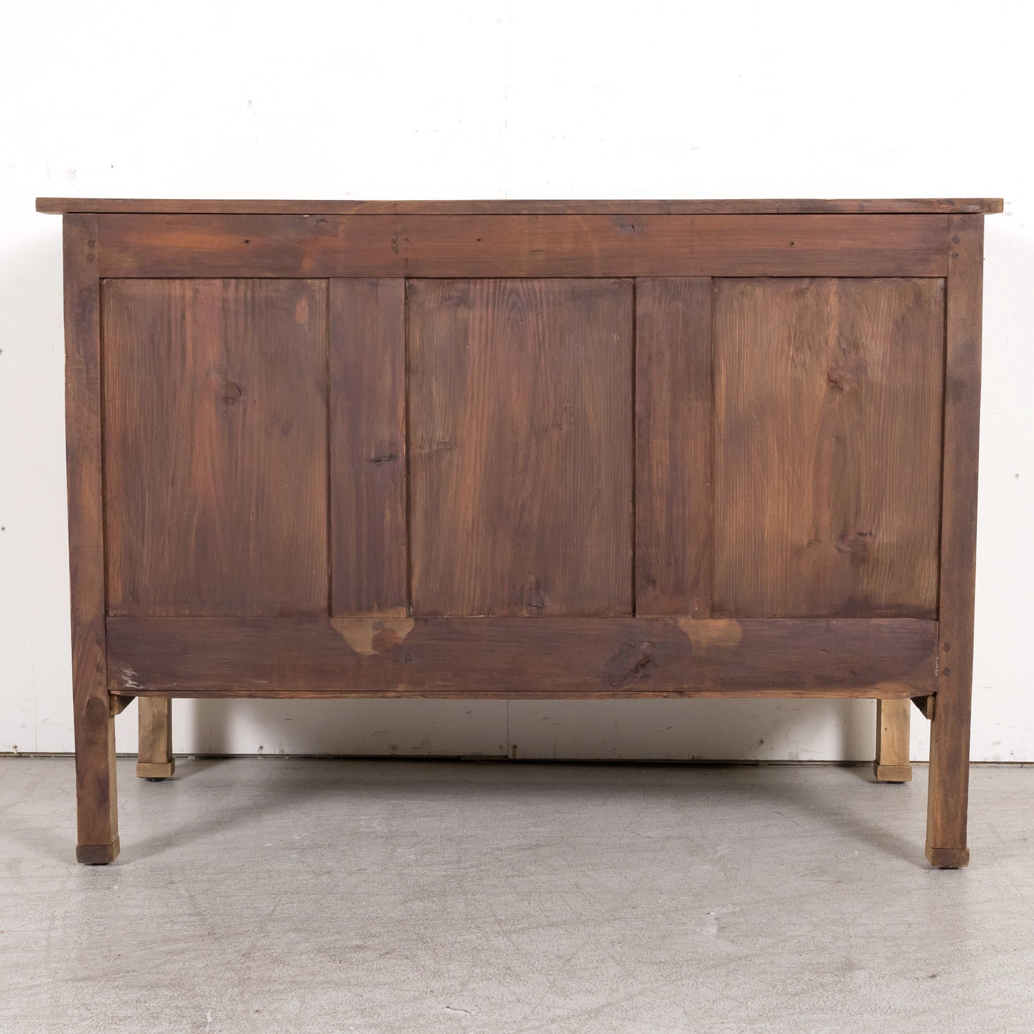 Mid-18th Century French Louis XVI Period Bleached Walnut Lyonnaise Commode with Bookmatched Front