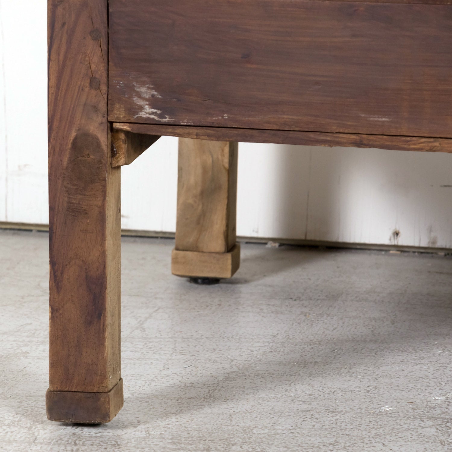 Mid-18th Century French Louis XVI Period Bleached Walnut Lyonnaise Commode with Bookmatched Front
