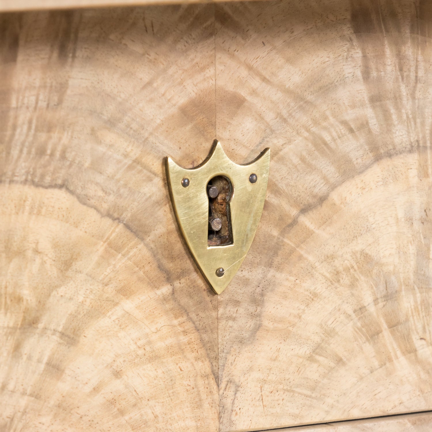 Early 19th Century French Empire Period Bleached Walnut Lyonnaise Commode with Bookmatched Front