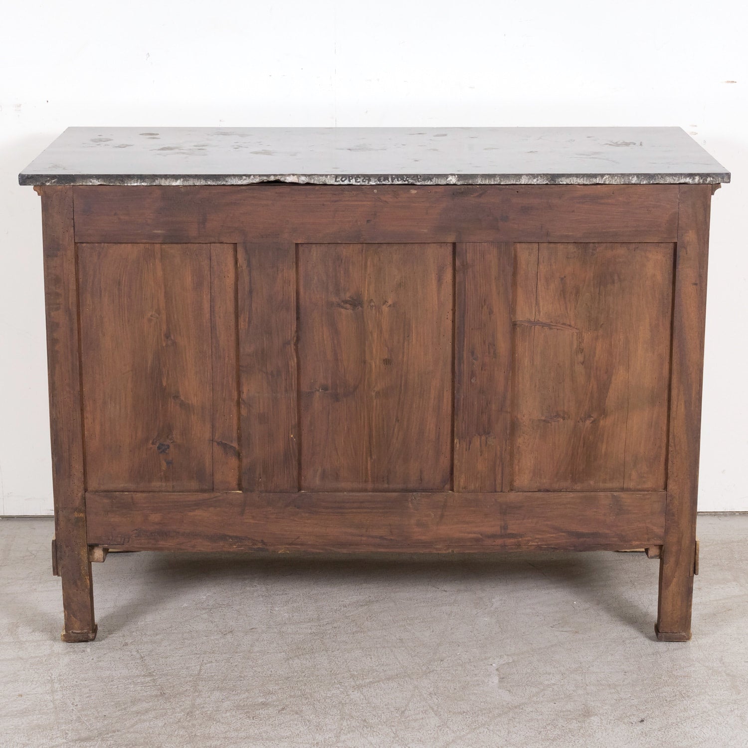 Early 19th Century French Empire Period Bleached Walnut Lyonnaise Commode with Bookmatched Front
