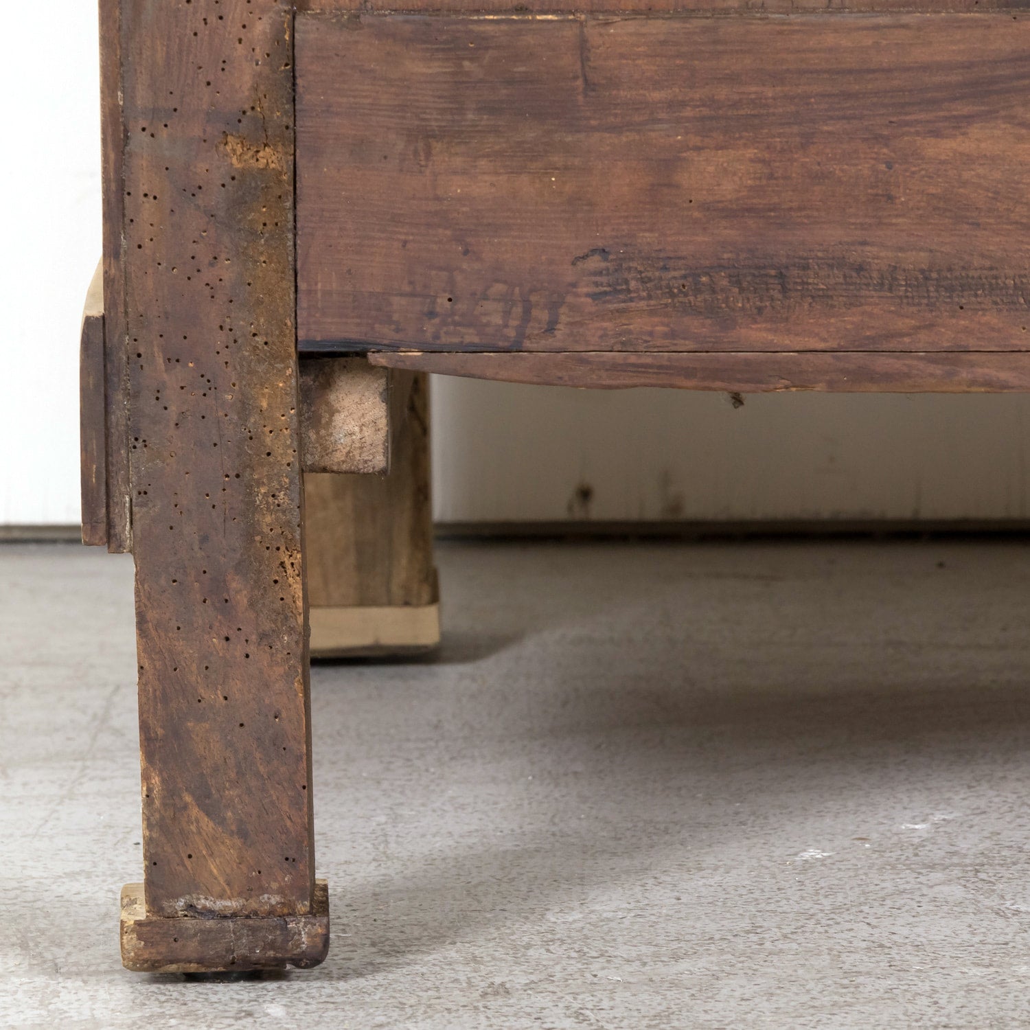 Early 19th Century French Empire Period Bleached Walnut Lyonnaise Commode with Bookmatched Front