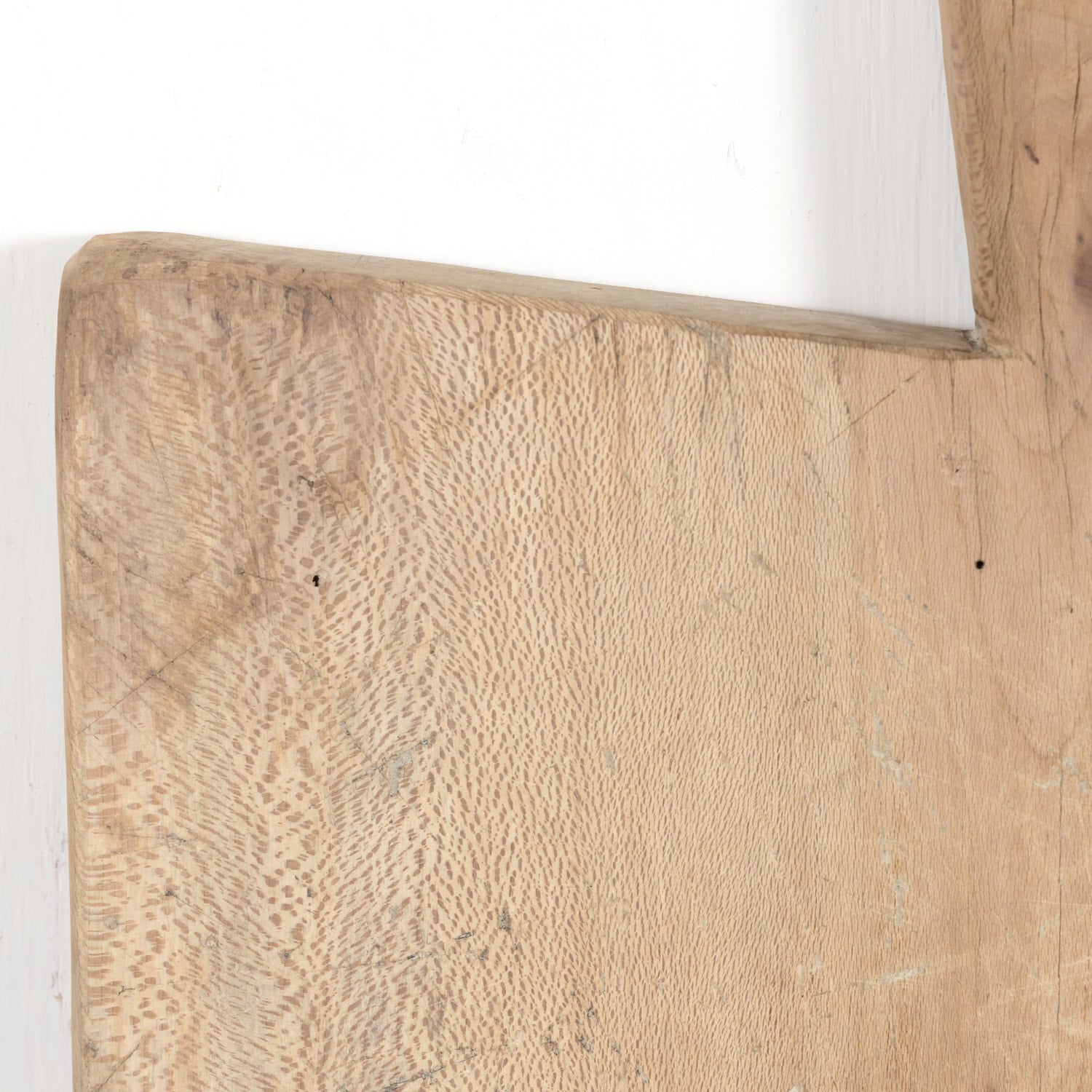 Large 19th Century Antique French Country Bleached Breadboard or Cutting Board