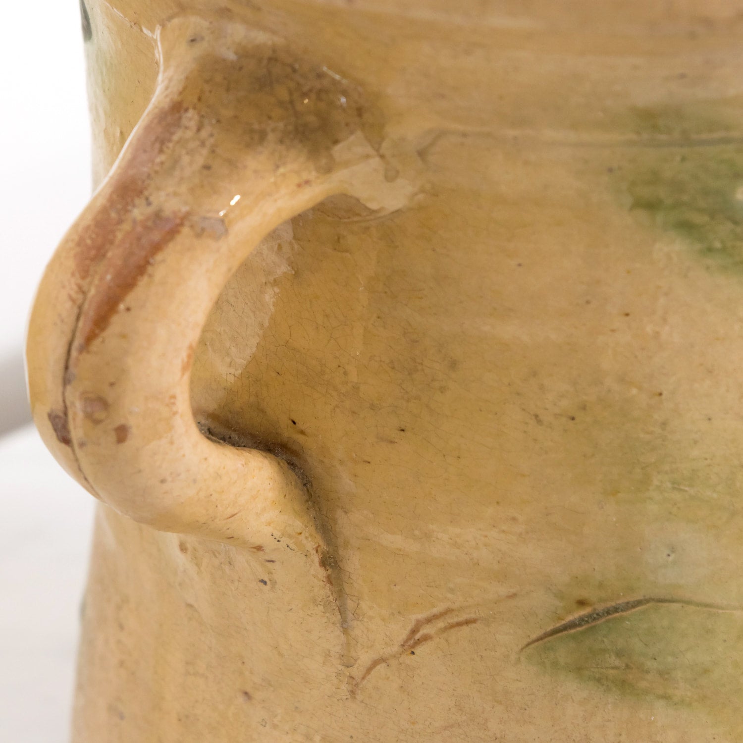 19th Century French Pot d'Aisance en Terre Vernisse or Glazed Terracotta Chamber Pot