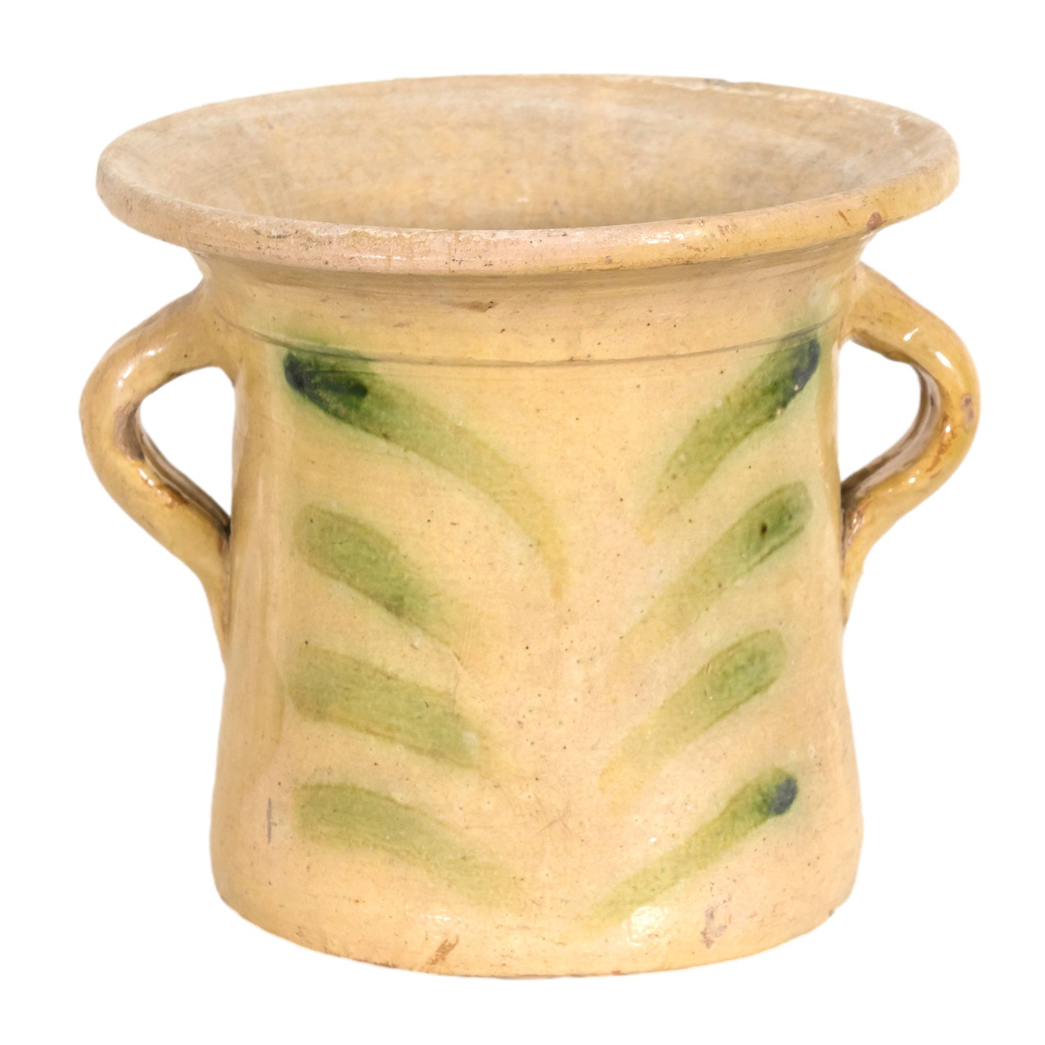 19th Century French Pot d'Aisance en Terre Vernisse or Glazed Terracotta Chamber Pot