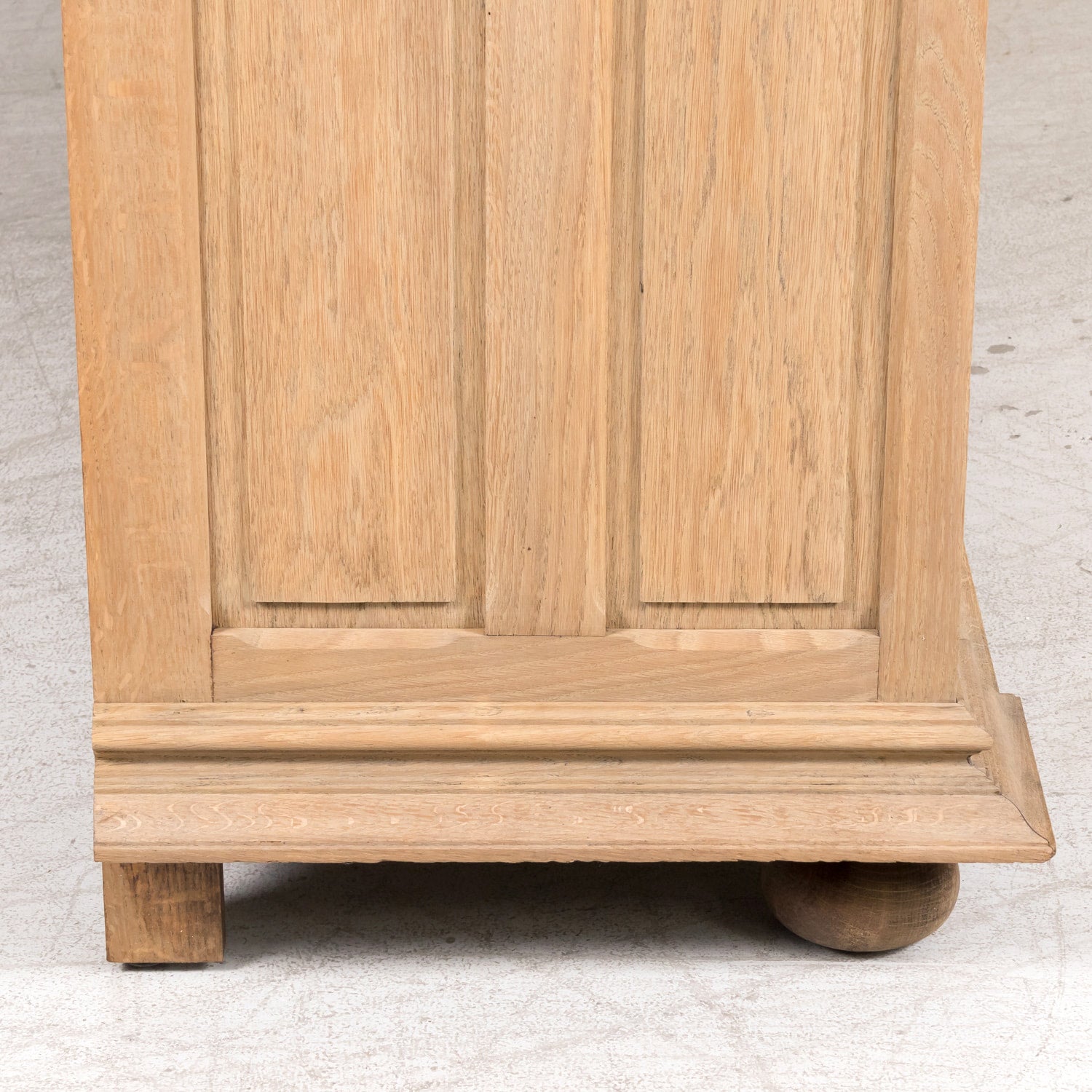 Antique French Louis XIII Style Carved Bleached Oak Enfilade Buffet