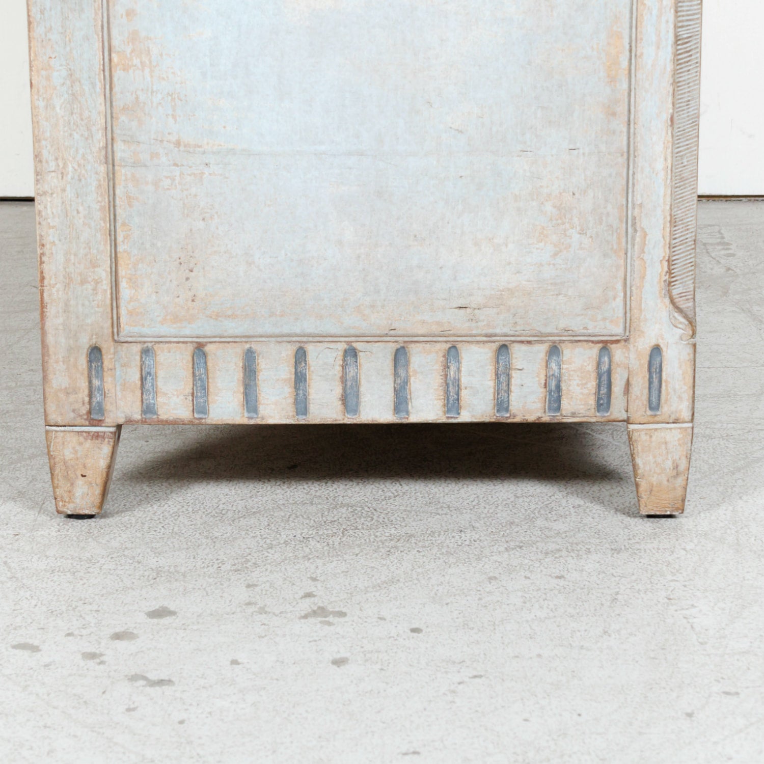 19th Century French Louis XVI Style Painted Three-Drawer Neoclassical Commode