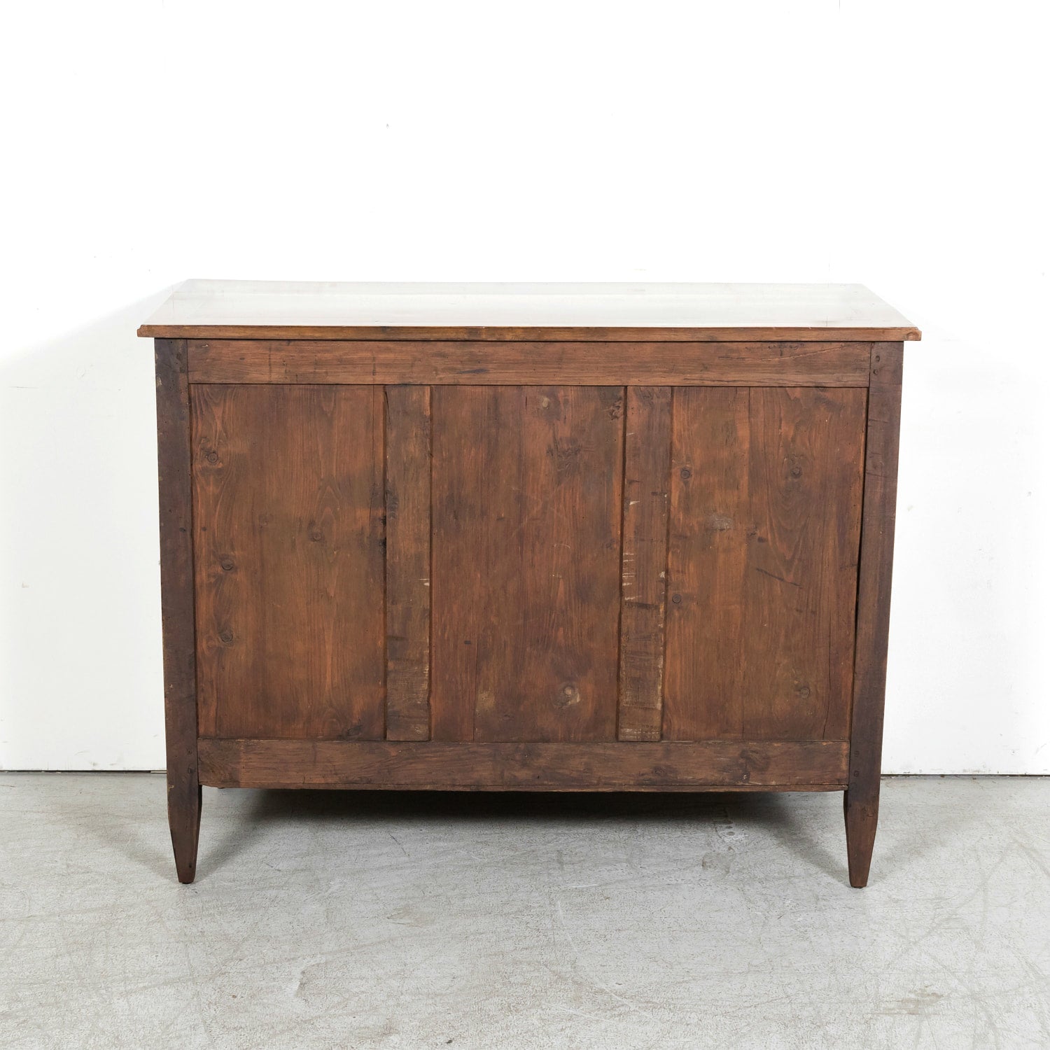 18th Century Period French Louis XVI Lyonnaise Walnut and Fruitwood Marquetry Commode