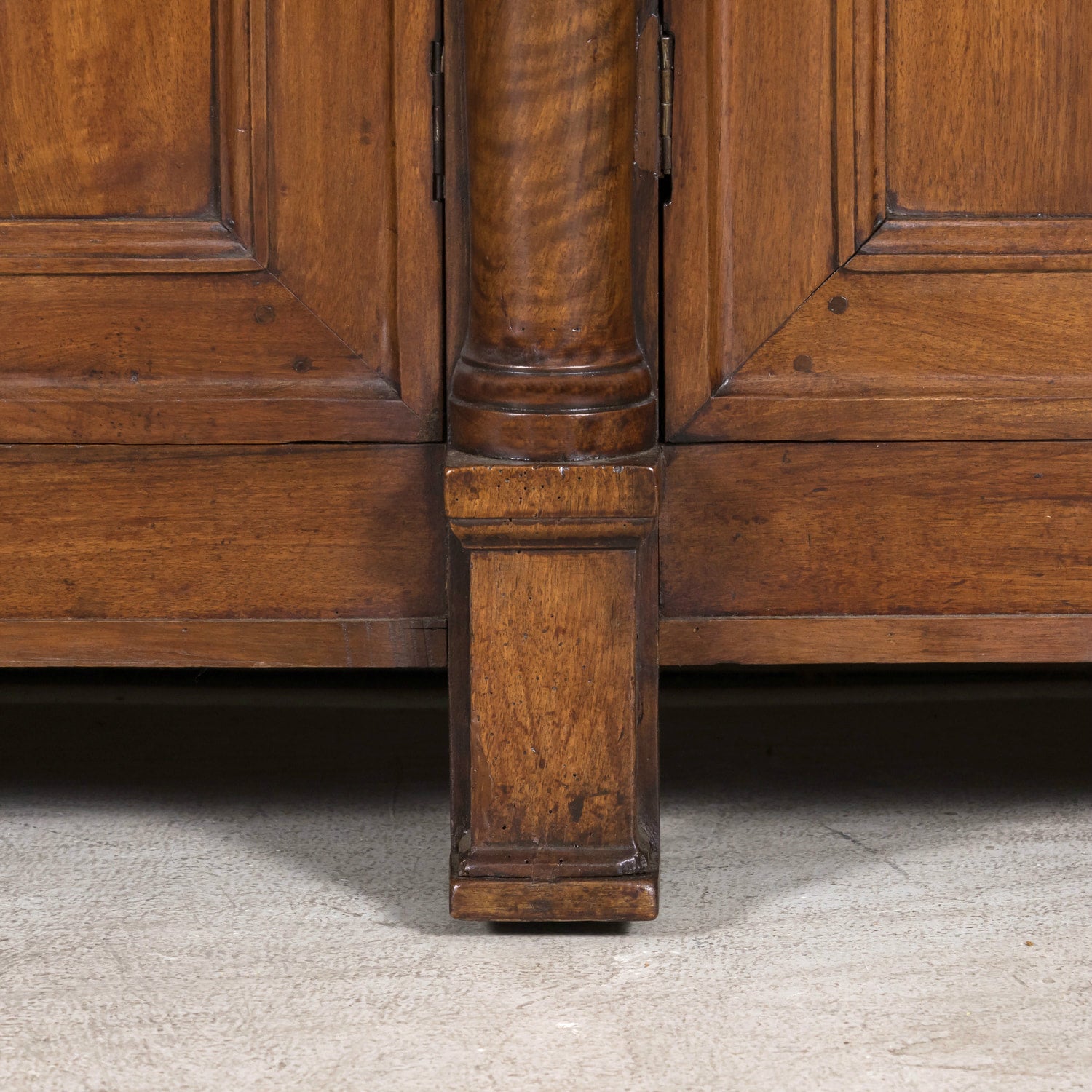 18th Century French Empire Period Solid Walnut Lyonnaise Enfilade Buffet