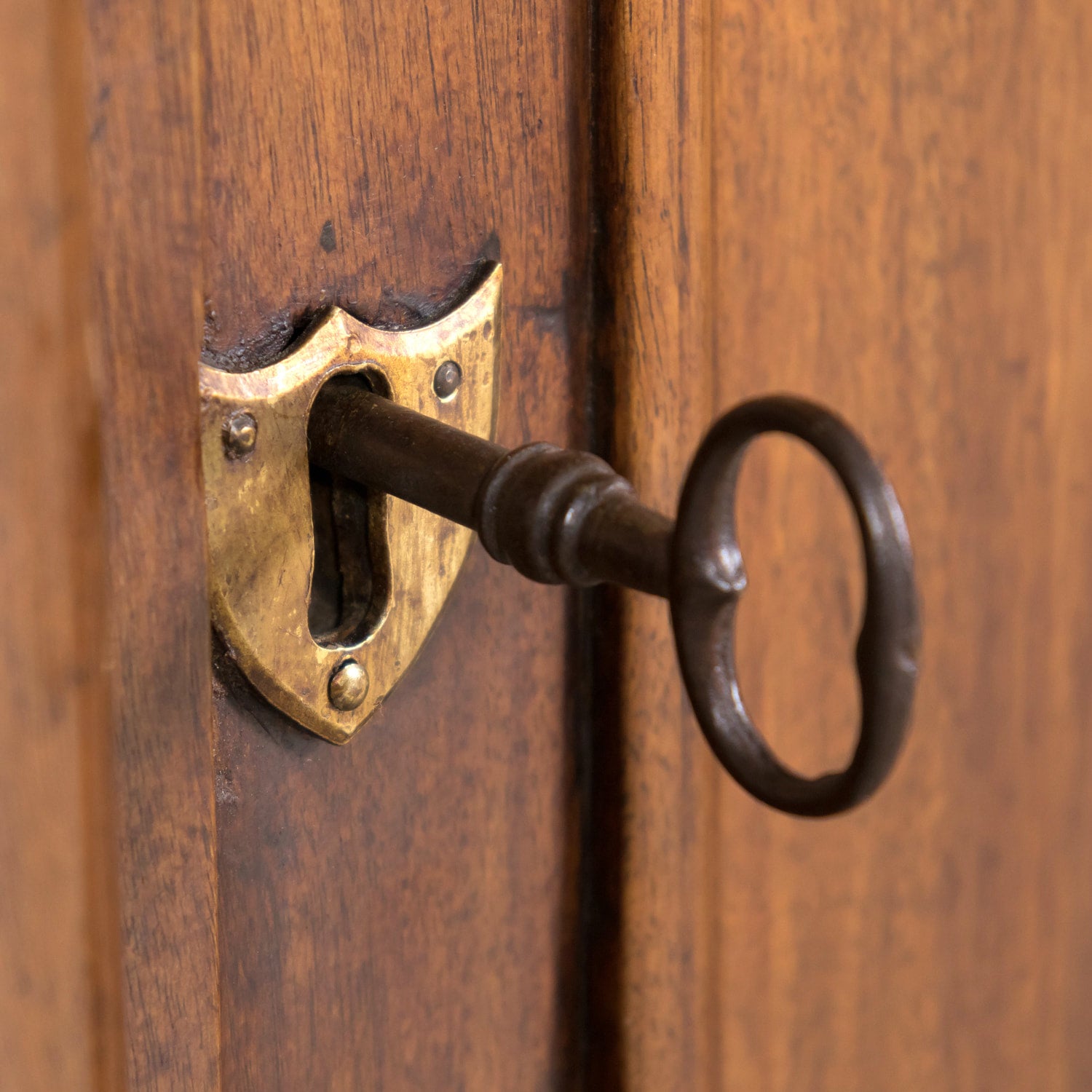 18th Century French Empire Period Solid Walnut Lyonnaise Enfilade Buffet