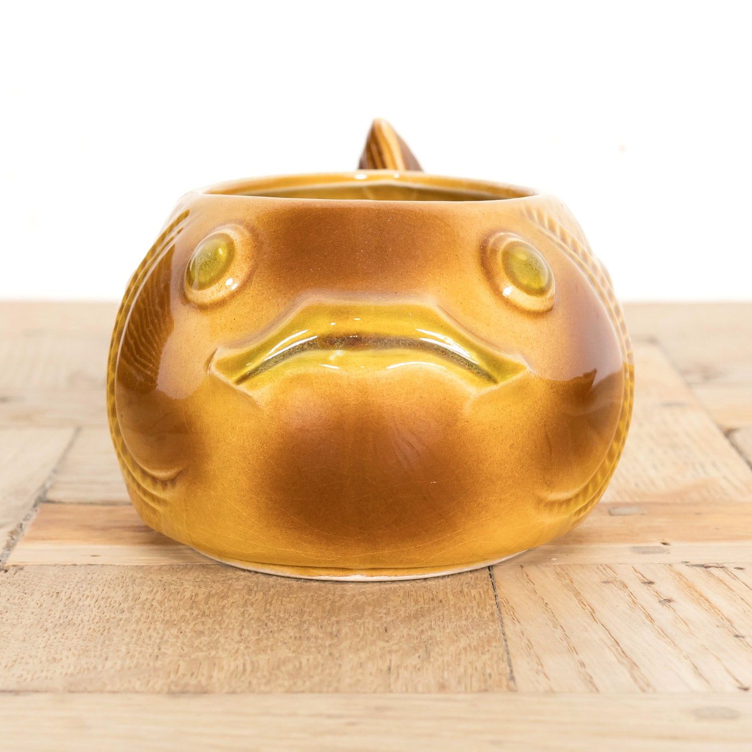 French Sarreguemines 12-Piece Faience Majolica Fish Shaped Seafood or Fish Service