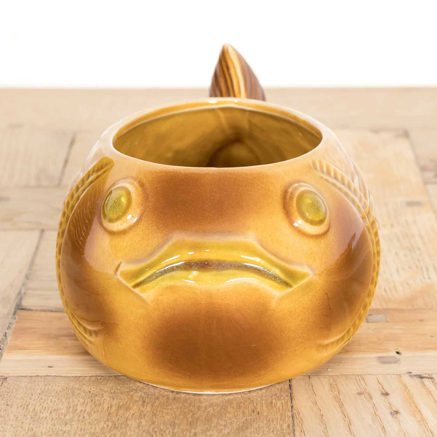 French Sarreguemines 12-Piece Faience Majolica Fish Shaped Seafood or Fish Service