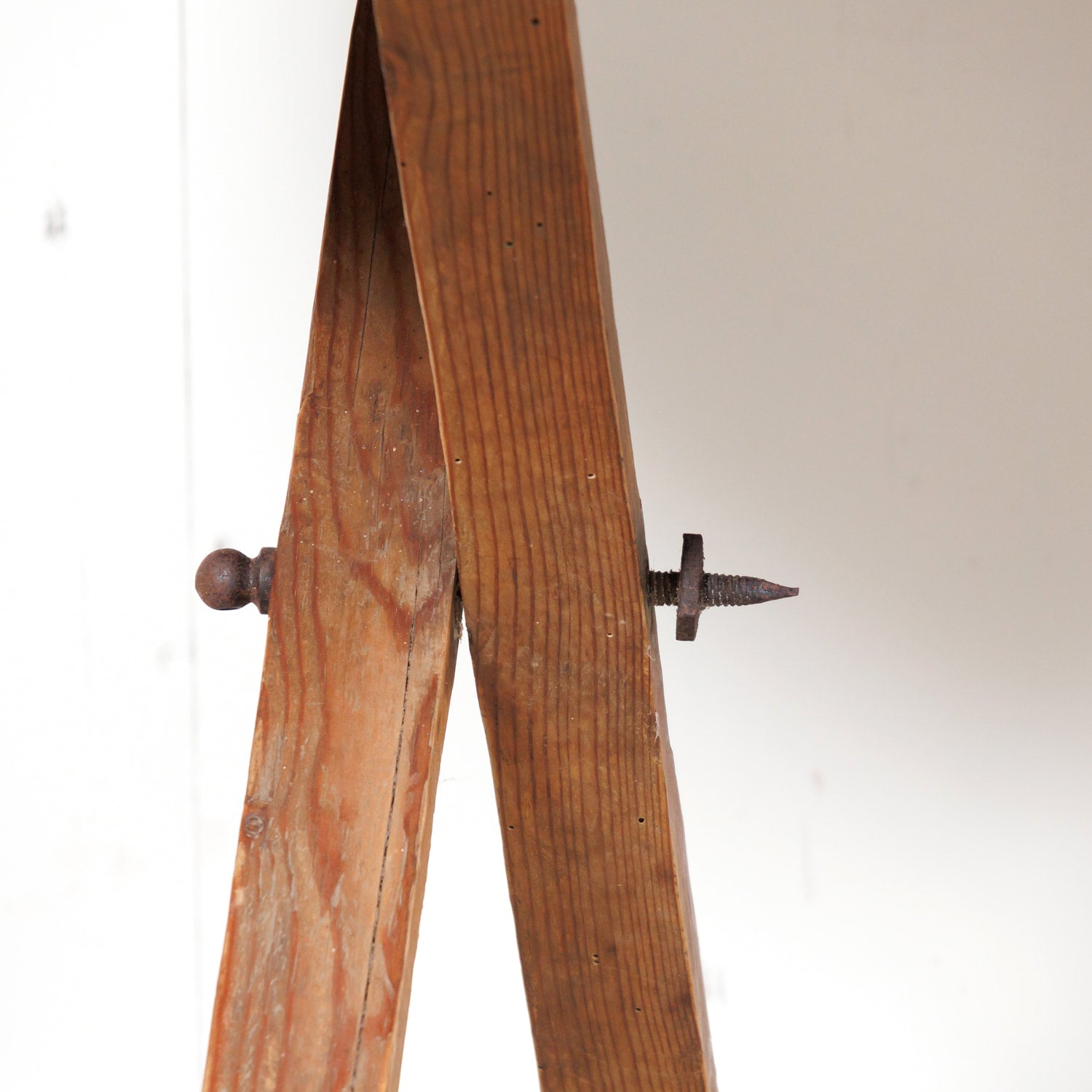 19th Century Rustic French Pine Campaign or Coach Folding Table