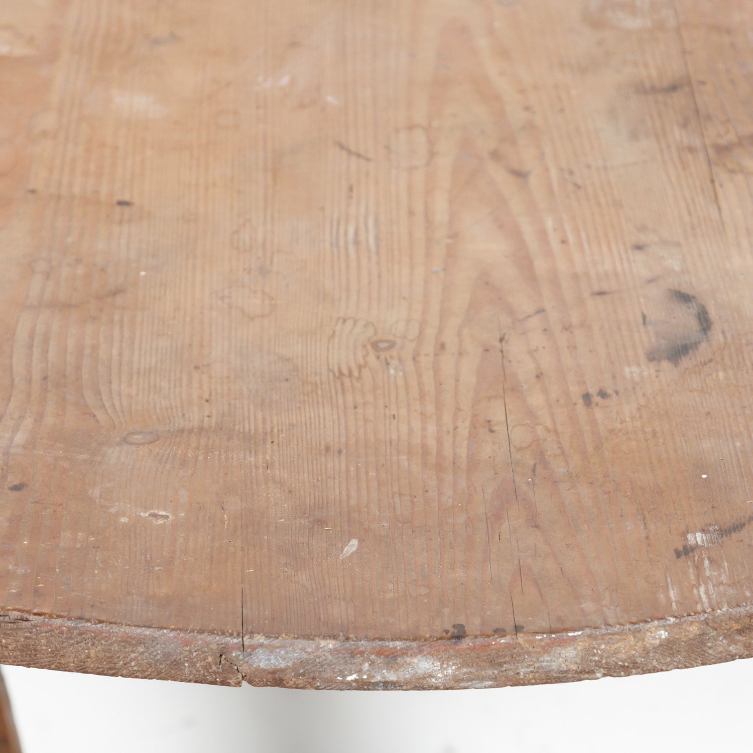 19th Century Rustic French Pine Campaign or Coach Folding Table