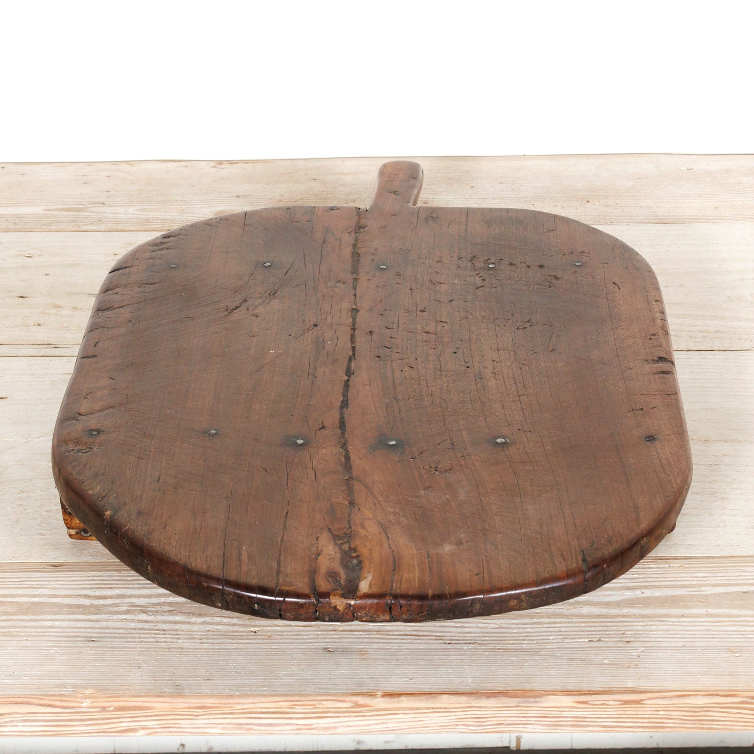 19th Century Antique French Footed Cutting Board or Chopping Board