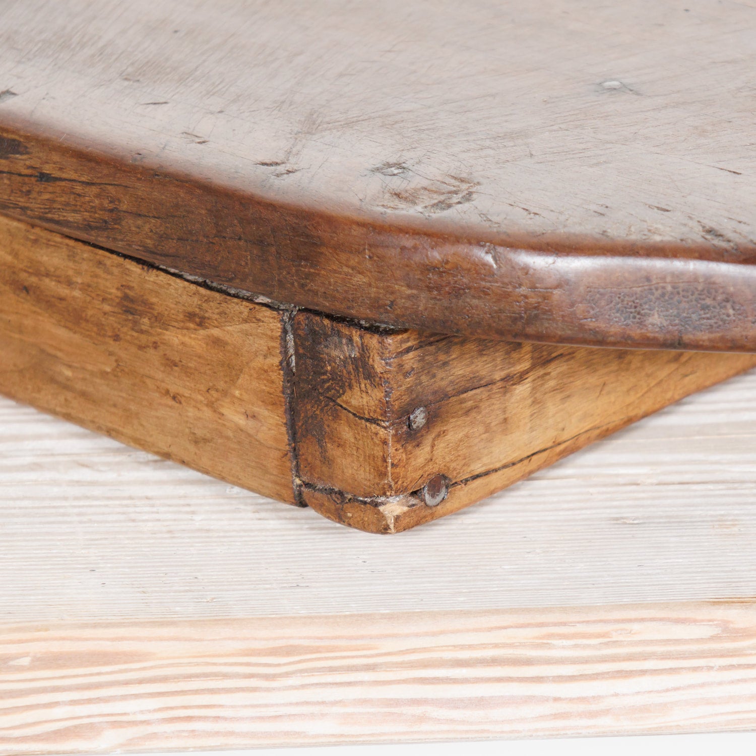 19th Century Antique French Footed Cutting Board or Chopping Board