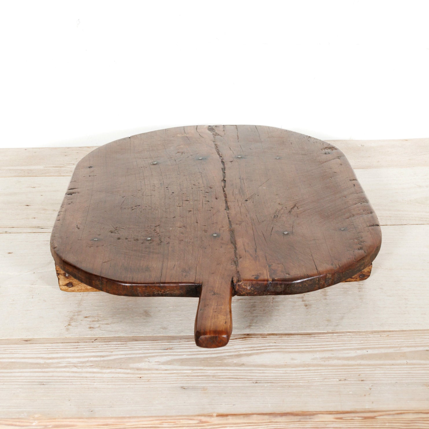 19th Century Antique French Footed Cutting Board or Chopping Board
