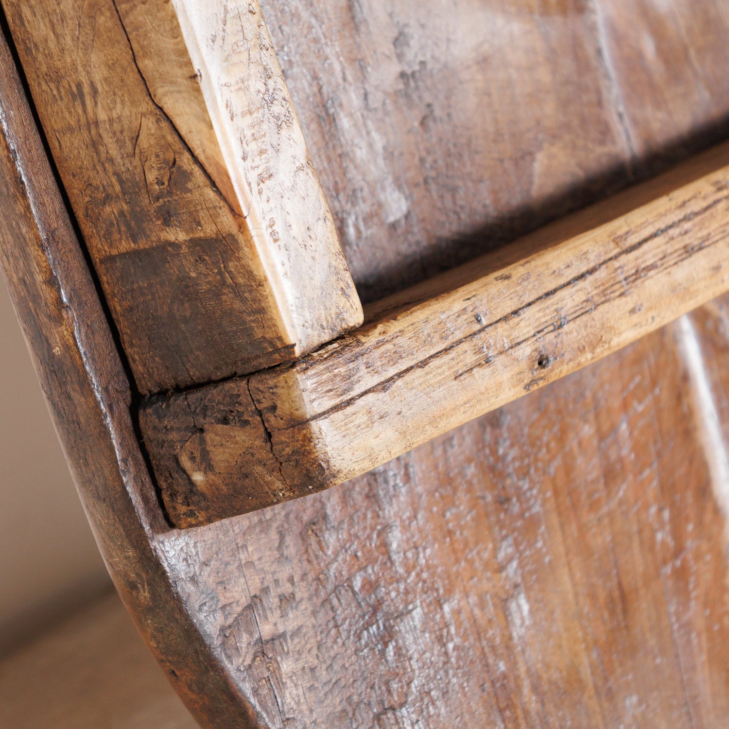 19th Century Antique French Footed Cutting Board or Chopping Board