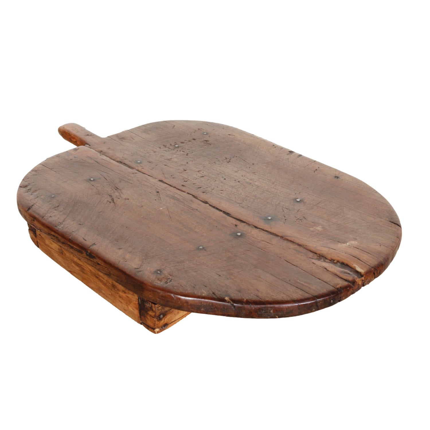 19th Century Antique French Footed Cutting Board or Chopping Board