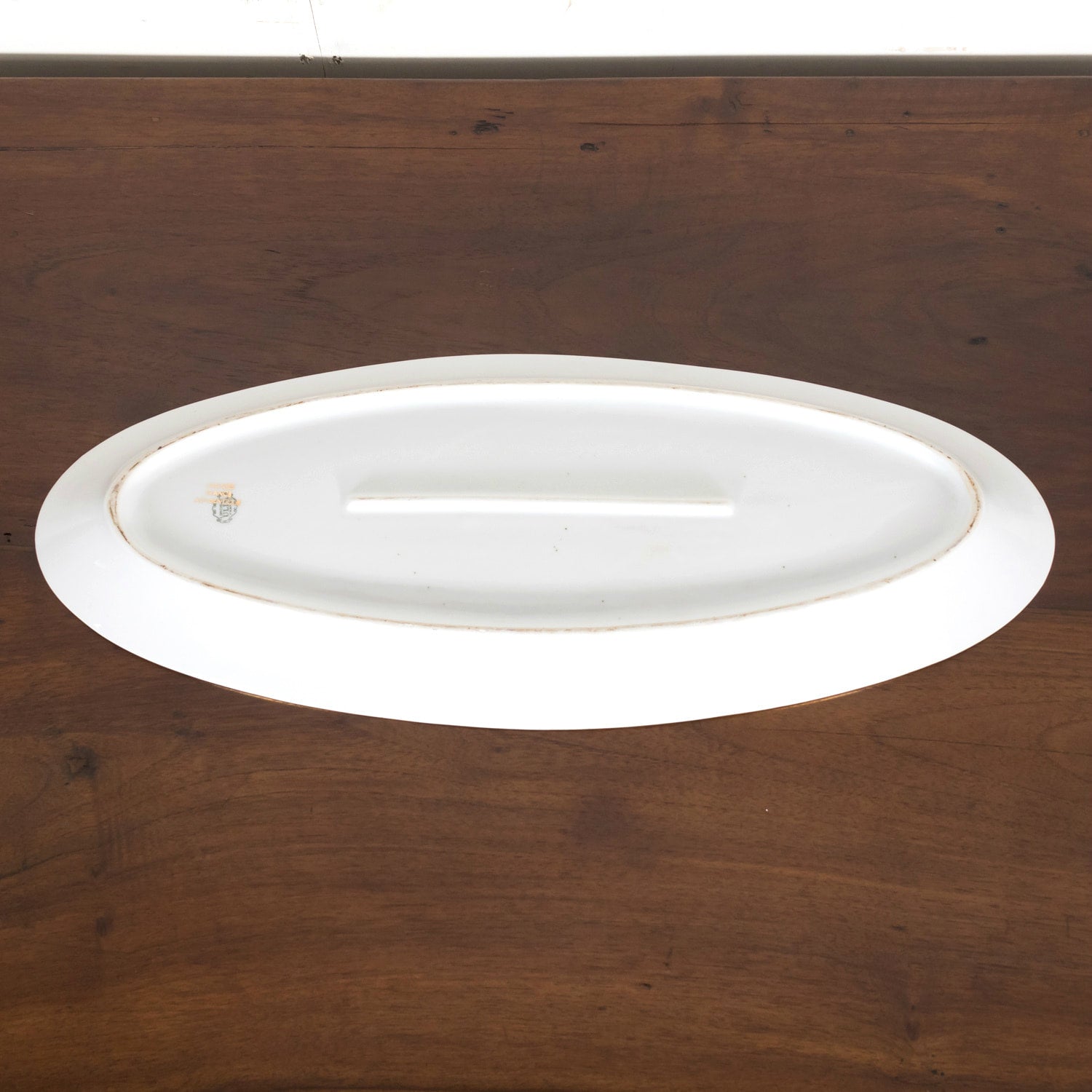 French Limoges Porcelain Fish Service by Chatelaud