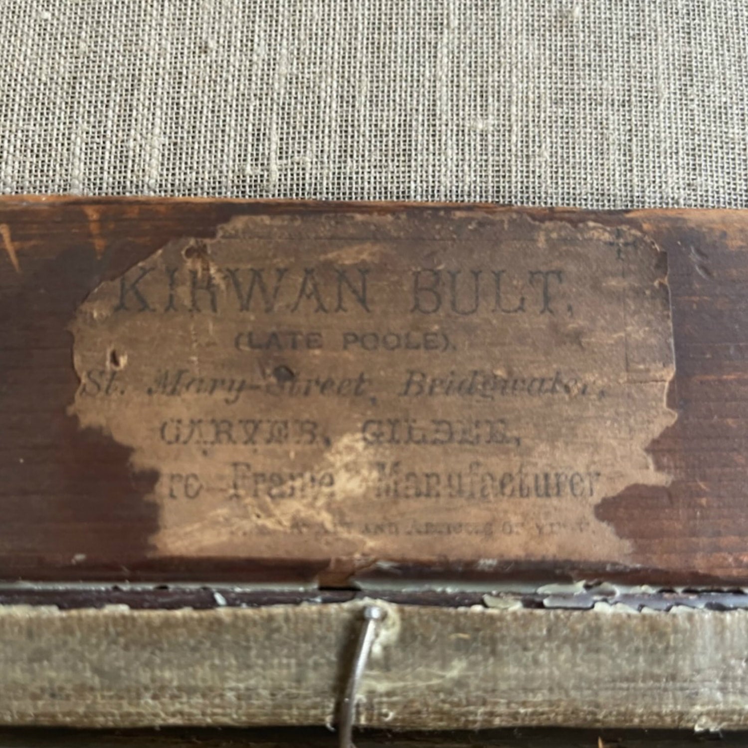 Early 19th Century Large Framed Scottish Landscape Vedute Oil on Canvas by Dutch Master