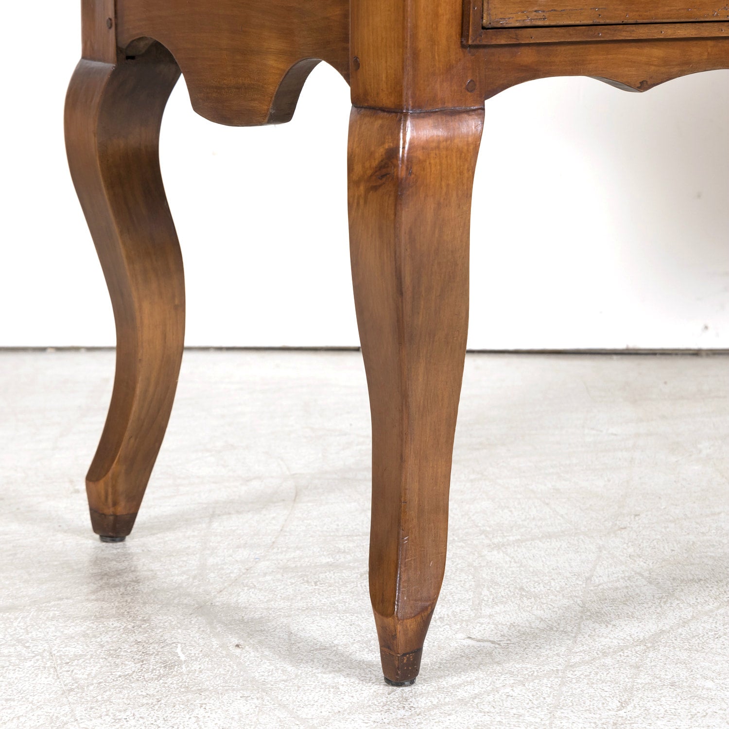 19th Century French Provincial Louis XV Style Cherry Bureau Plat or Writing Desk