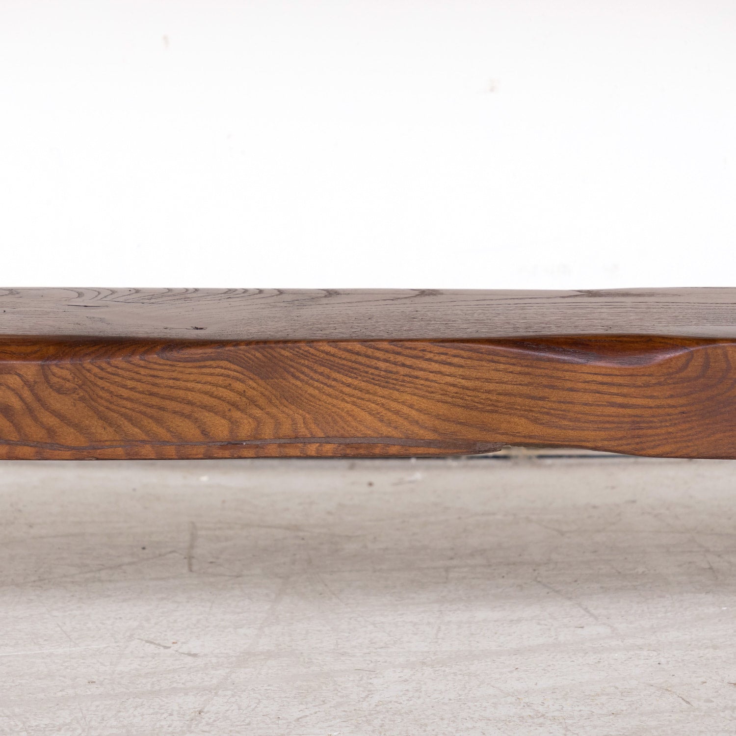 19th Century French Provincial Solid Chestnut Trestle Dining Table