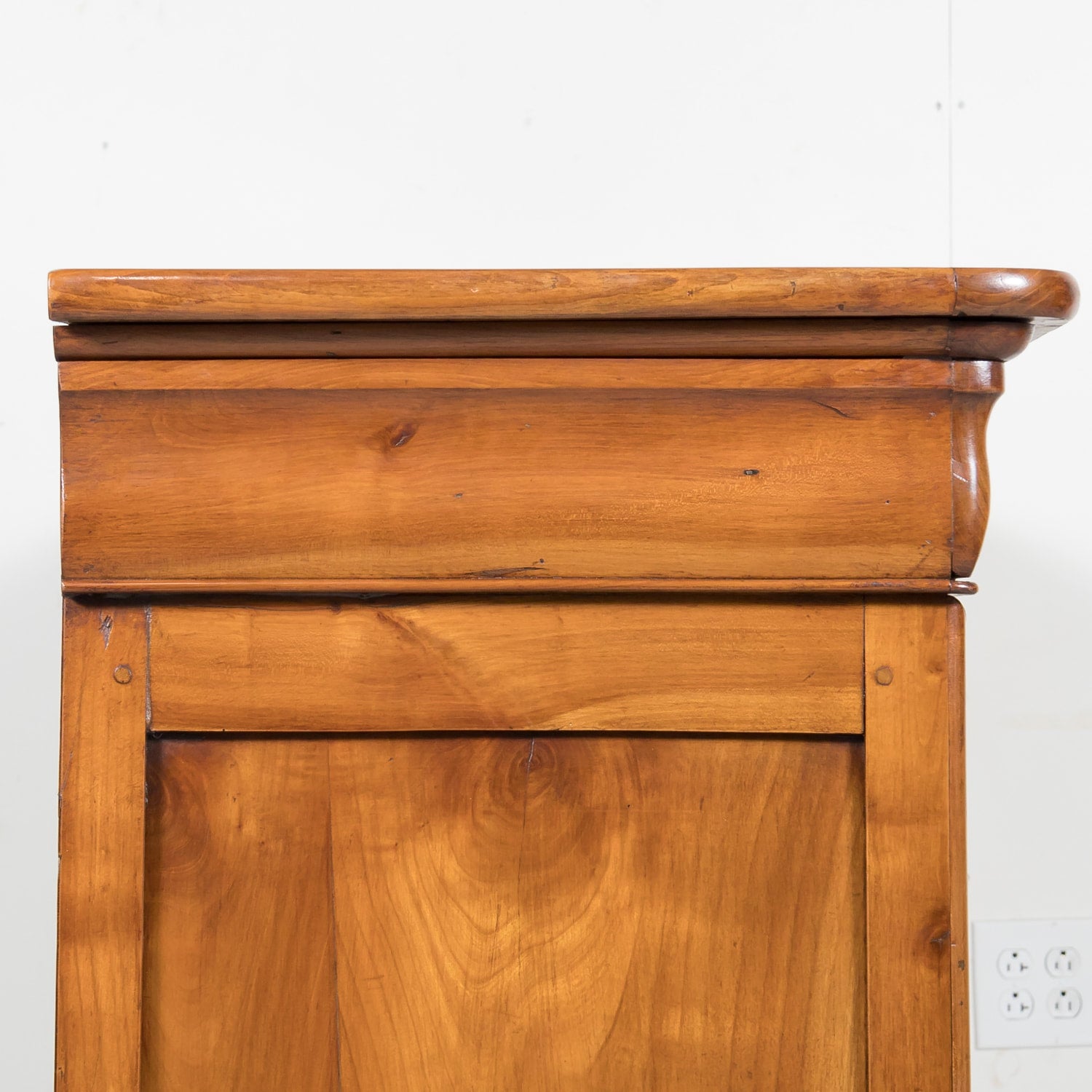 Impressive 19th Century French Louis Philippe Period Four-Door Cherry Wood Enfilade Buffet