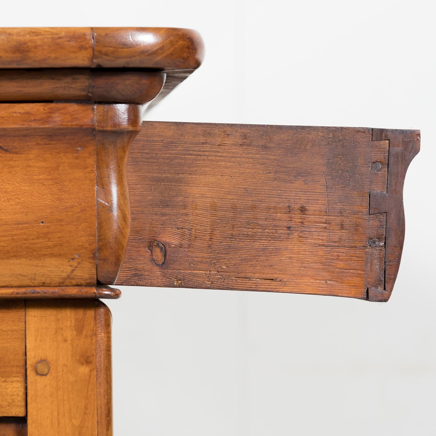 Impressive 19th Century French Louis Philippe Period Four-Door Cherry Wood Enfilade Buffet