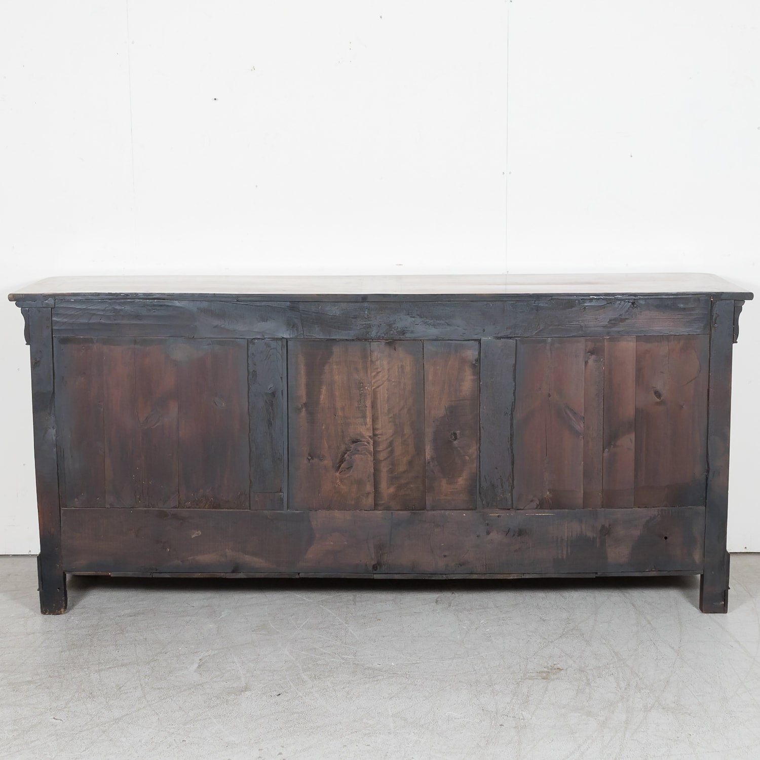 Impressive 19th Century French Louis Philippe Period Four-Door Cherry Wood Enfilade Buffet