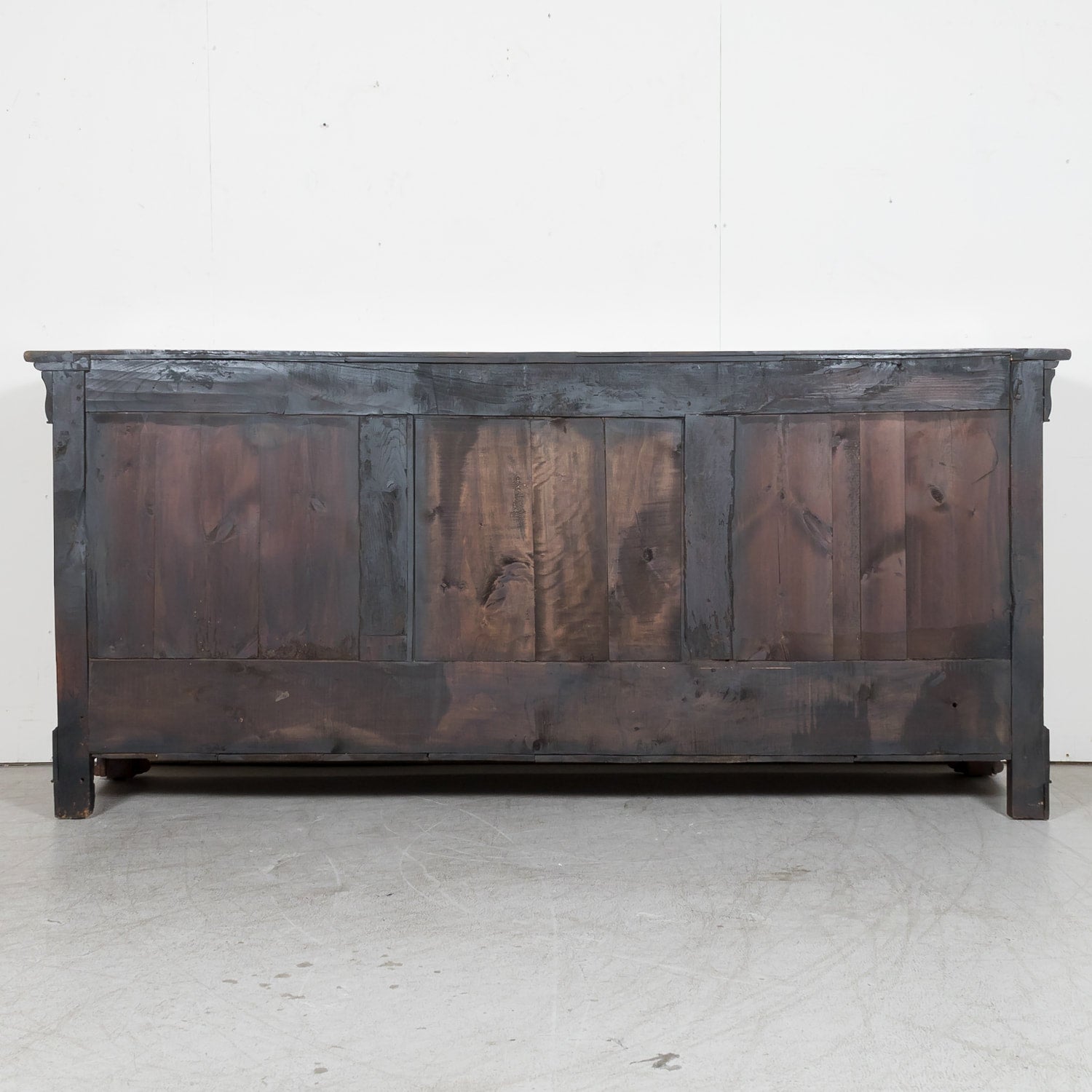 Impressive 19th Century French Louis Philippe Period Four-Door Cherry Wood Enfilade Buffet