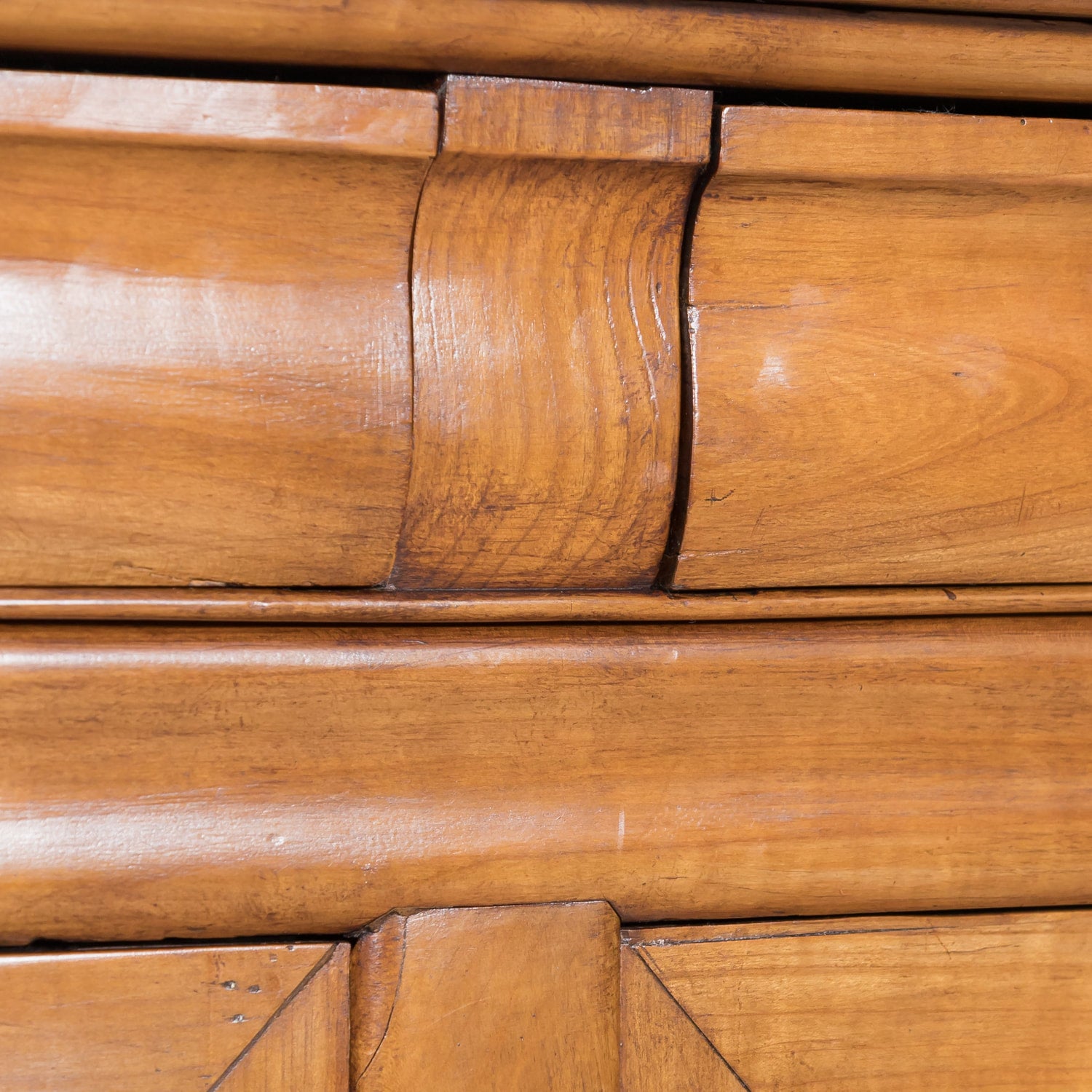 Impressive 19th Century French Louis Philippe Period Four-Door Cherry Wood Enfilade Buffet