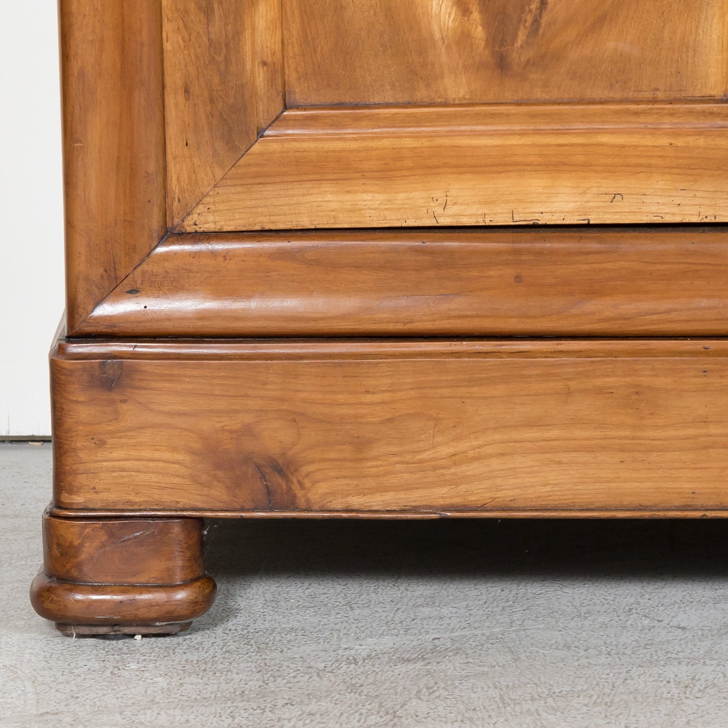 Impressive 19th Century French Louis Philippe Period Four-Door Cherry Wood Enfilade Buffet