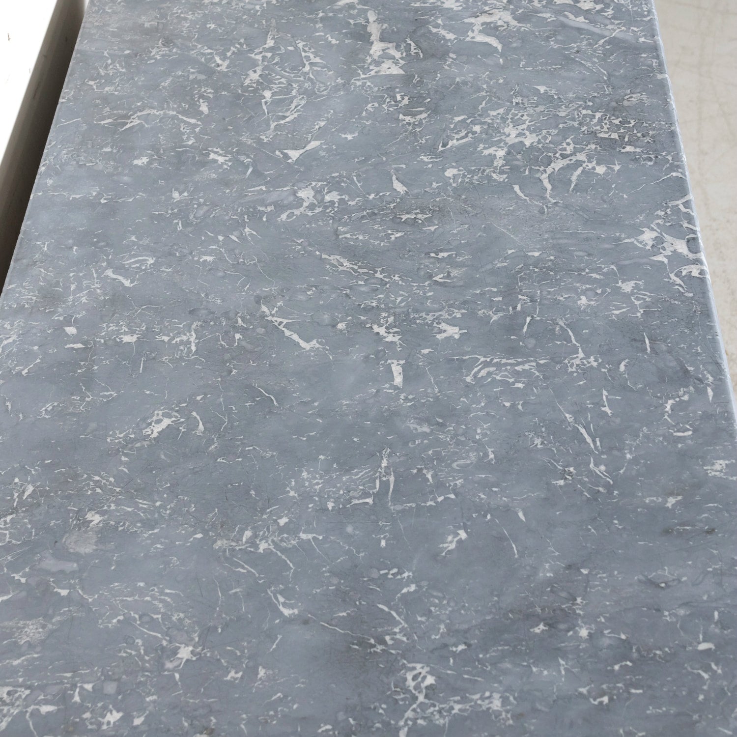 19th Century French Bleached Walnut Louis Philippe Style Commode with Bookmatched Burled Walnut Front and Marble Top