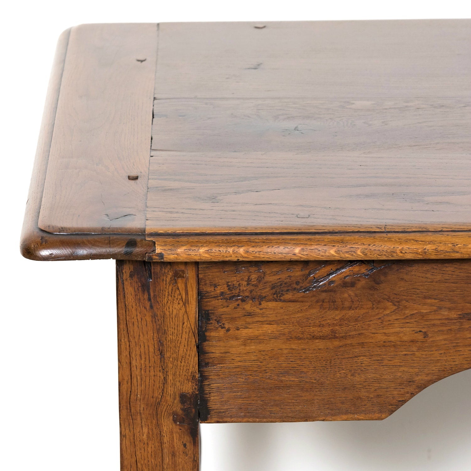 Mid-19th Century French Provincial Carved Oak Louis Philippe Period Console or Library Table