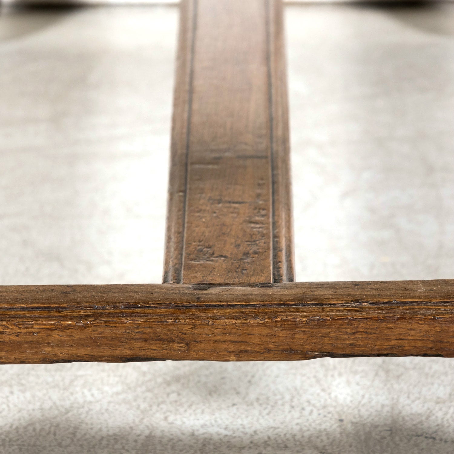 Mid-19th Century French Provincial Carved Oak Louis Philippe Period Console or Library Table