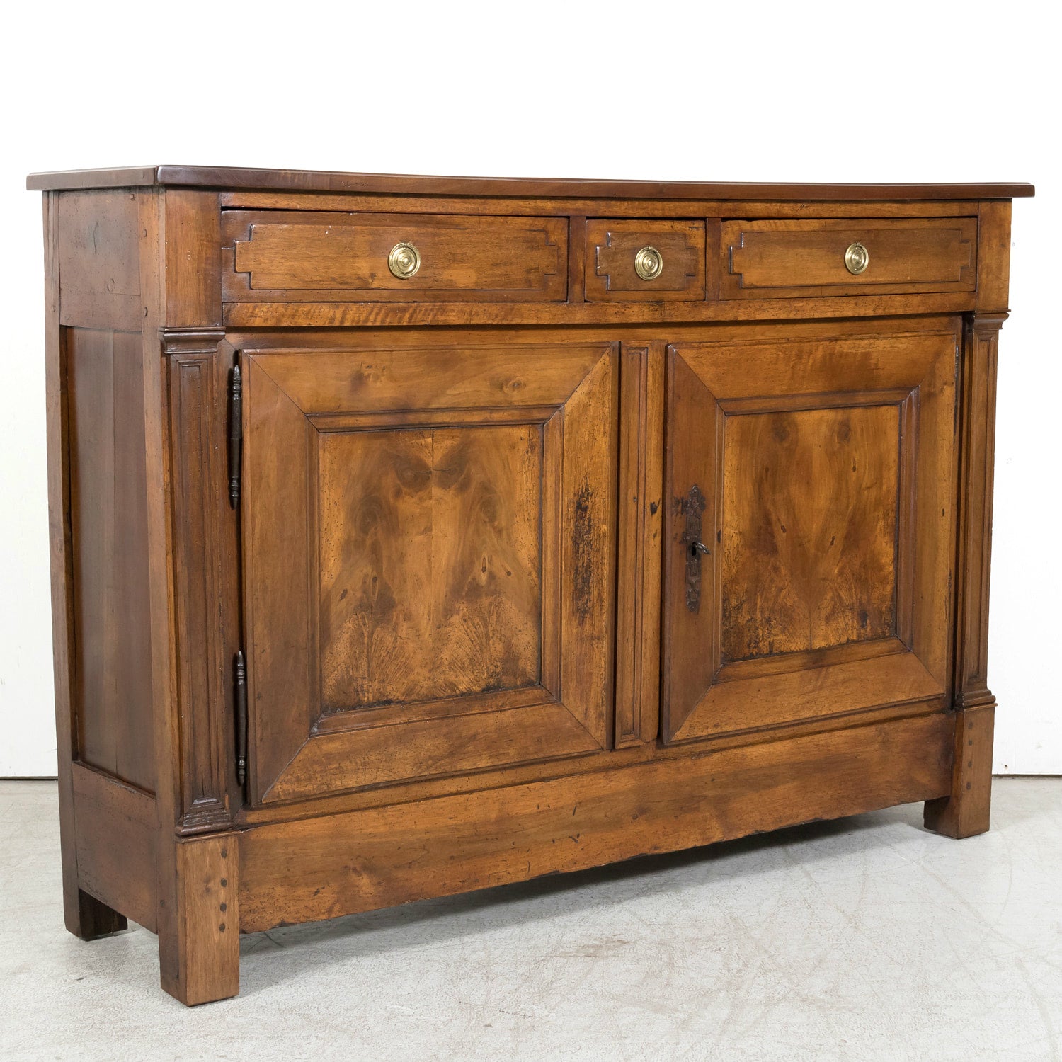 18th Century French Directoire Period Walnut Lyonnaise Buffet
